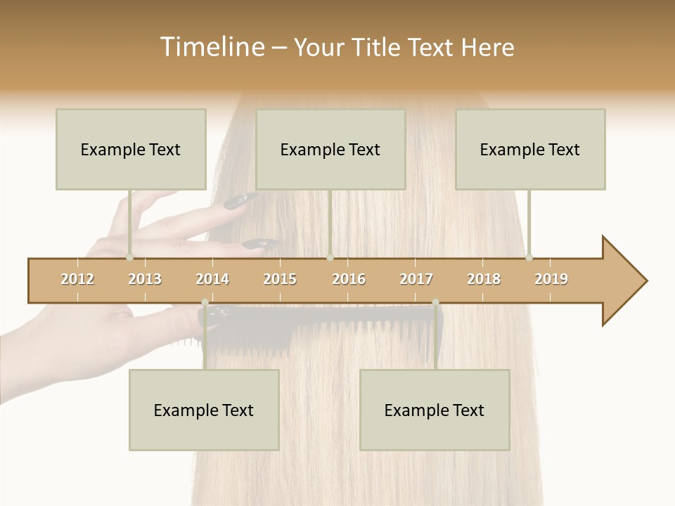 Background Long Hair PowerPoint Template