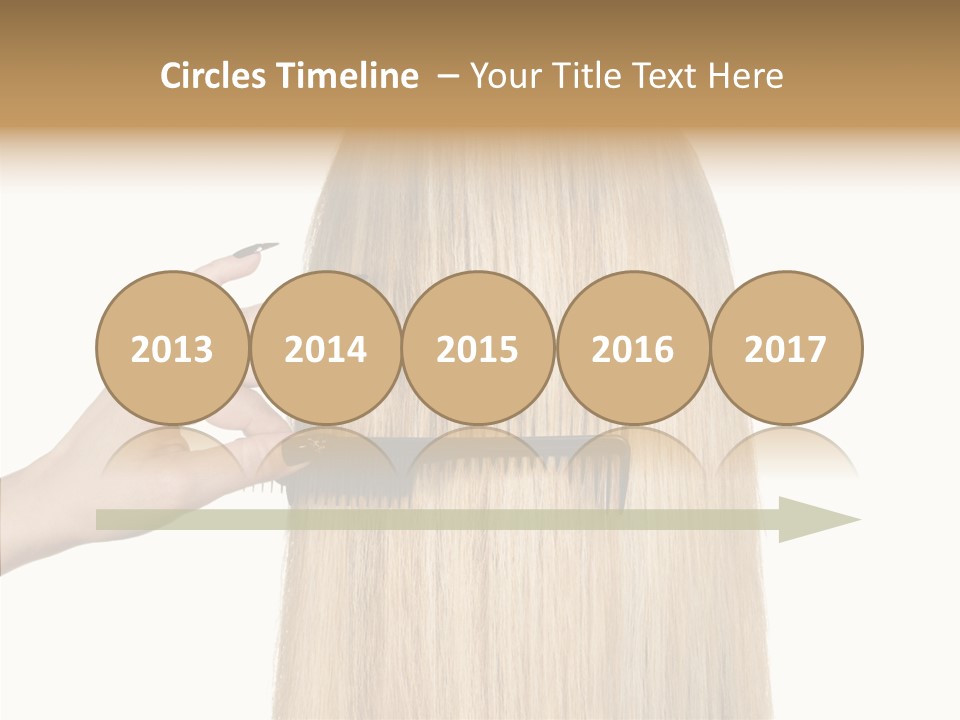 Background Long Hair PowerPoint Template