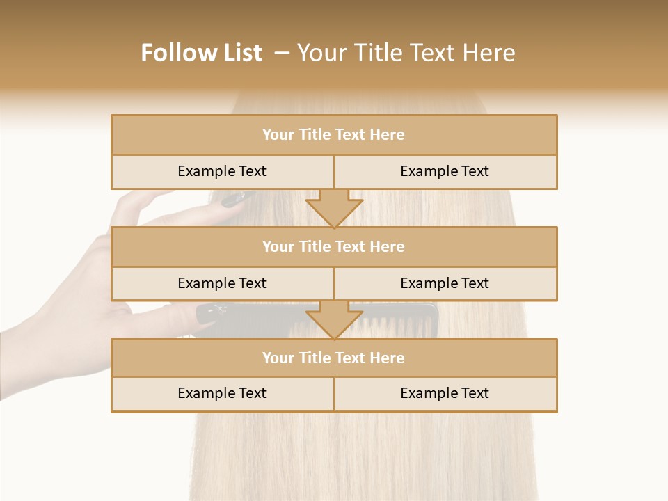 Background Long Hair PowerPoint Template