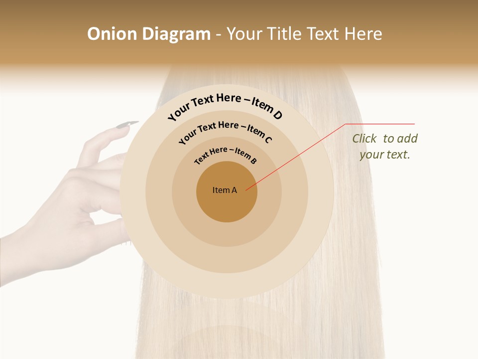 Background Long Hair PowerPoint Template