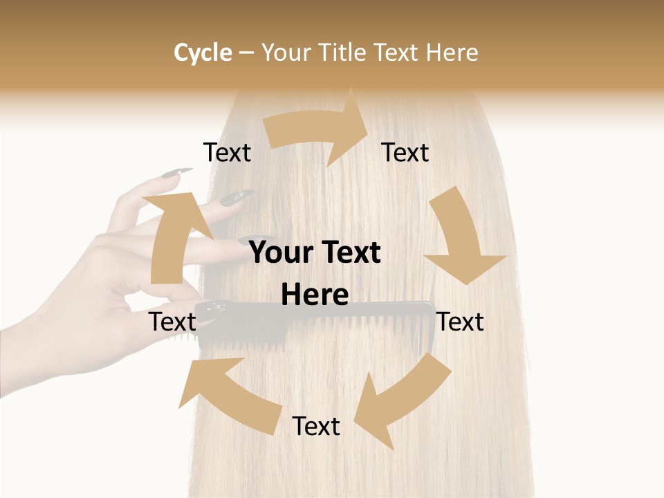 Background Long Hair PowerPoint Template