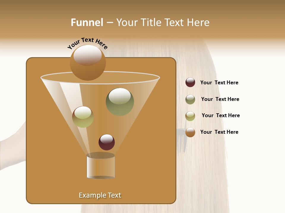 Background Long Hair PowerPoint Template