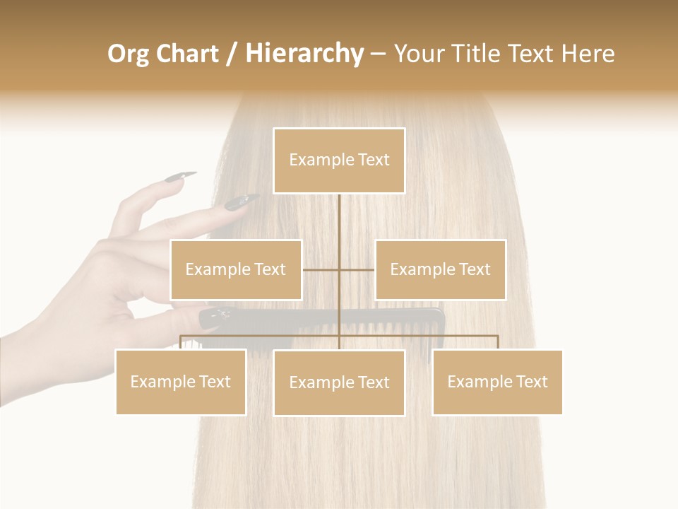 Background Long Hair PowerPoint Template