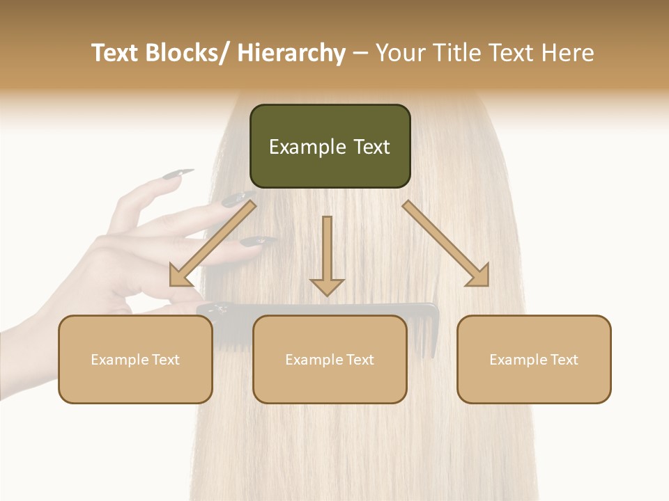 Background Long Hair PowerPoint Template