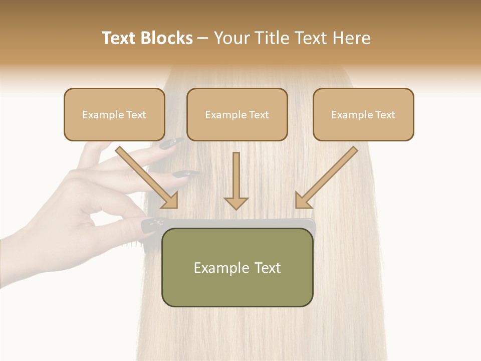 Background Long Hair PowerPoint Template