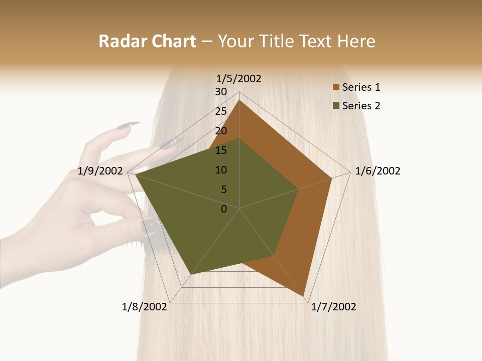 Background Long Hair PowerPoint Template