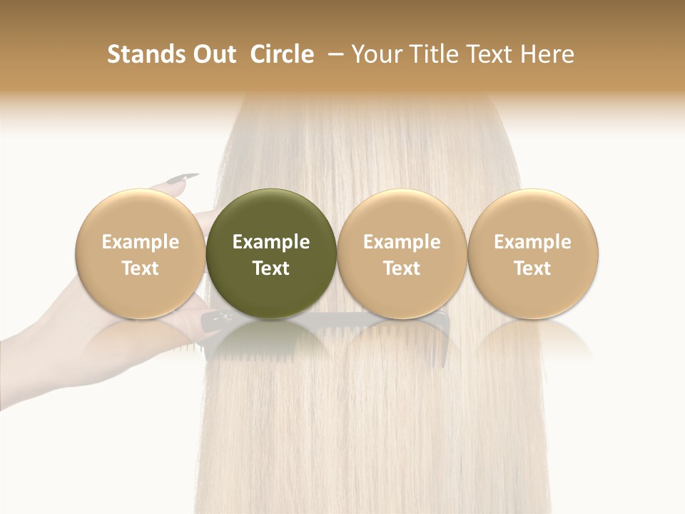 Background Long Hair PowerPoint Template