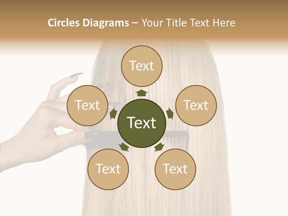 Background Long Hair PowerPoint Template