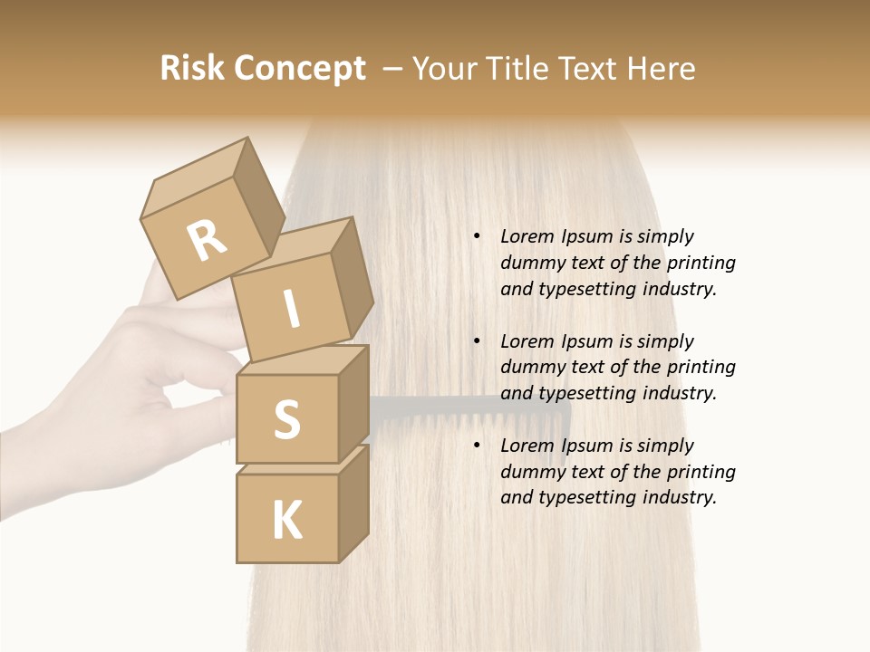 Background Long Hair PowerPoint Template