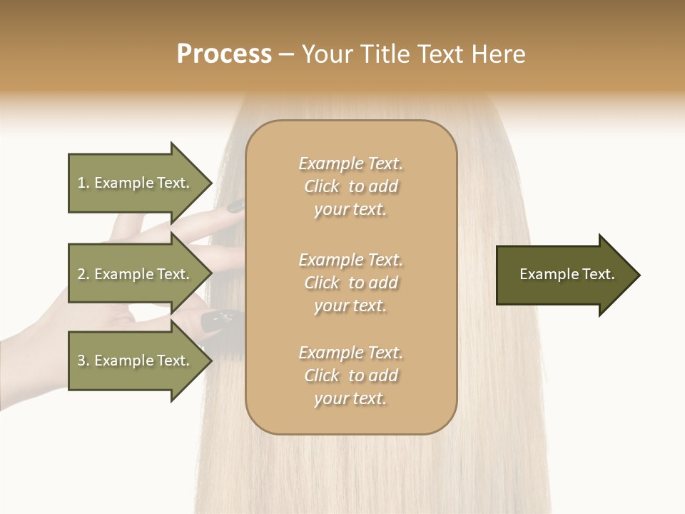 Background Long Hair PowerPoint Template