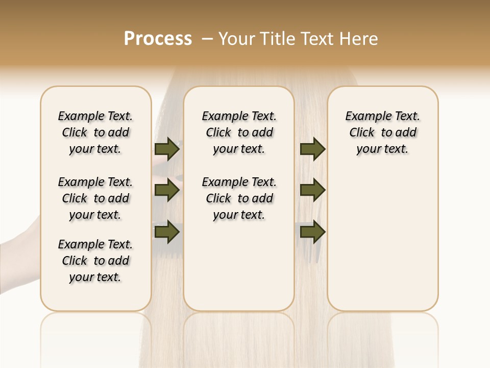 Background Long Hair PowerPoint Template