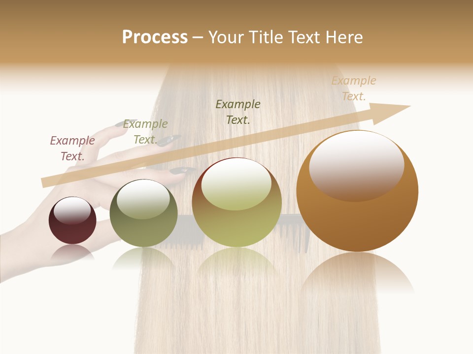 Background Long Hair PowerPoint Template