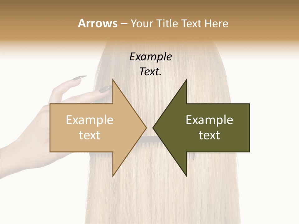 Background Long Hair PowerPoint Template