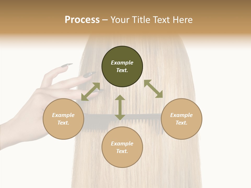 Background Long Hair PowerPoint Template