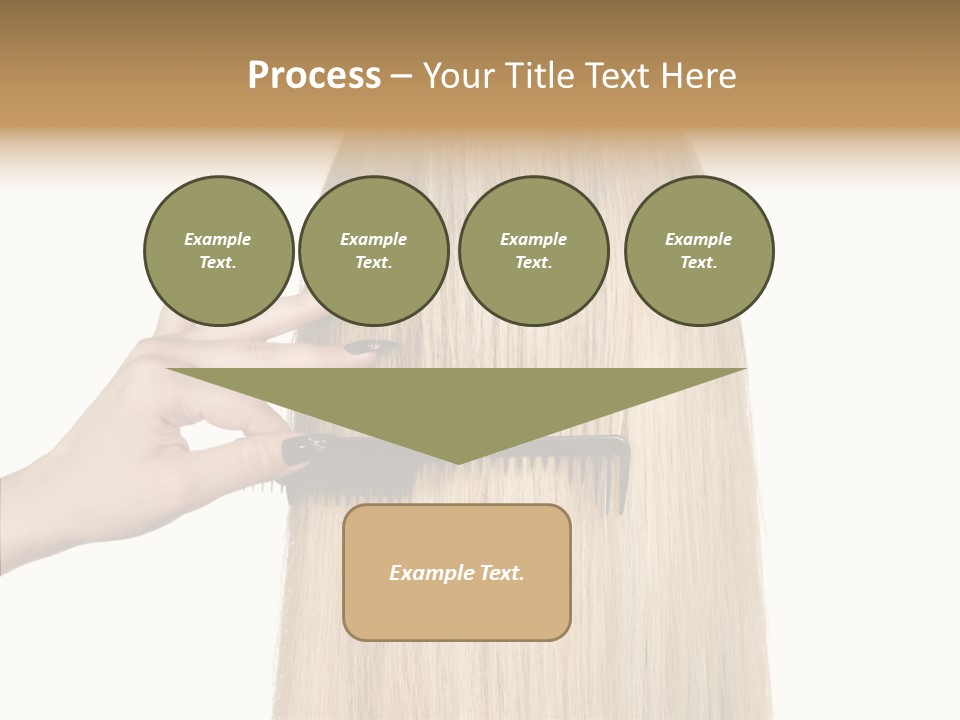 Background Long Hair PowerPoint Template