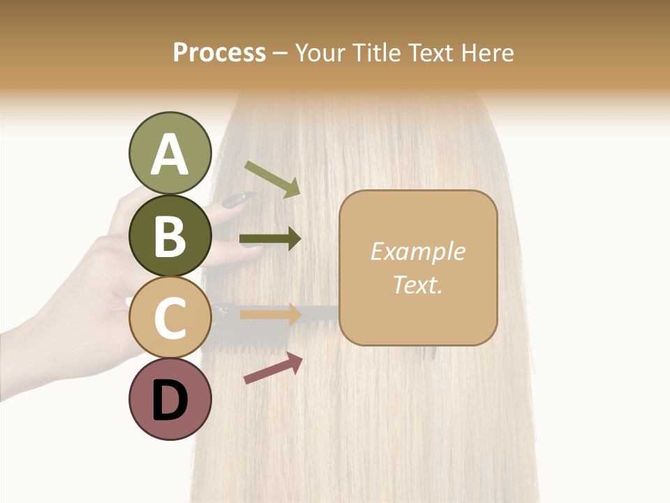 Background Long Hair PowerPoint Template