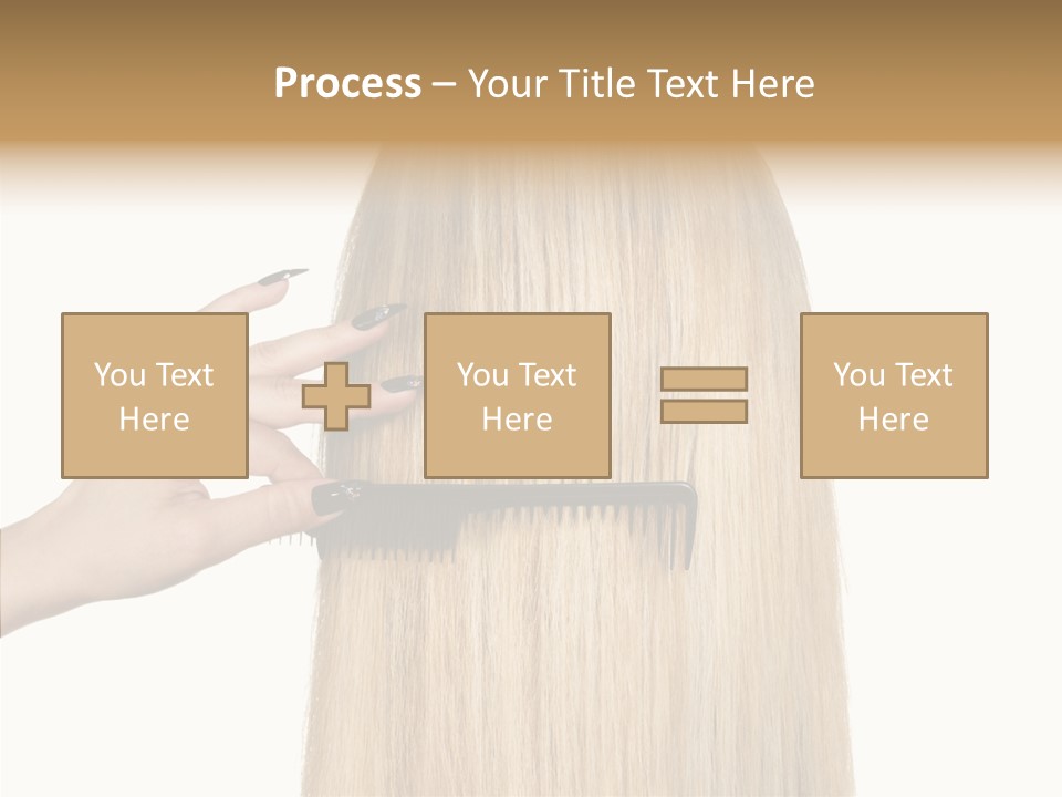 Background Long Hair PowerPoint Template