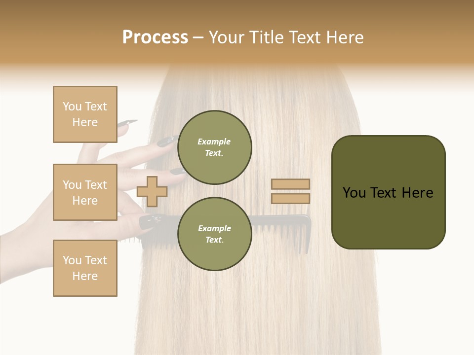 Background Long Hair PowerPoint Template