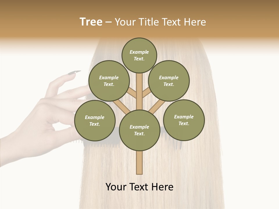 Background Long Hair PowerPoint Template