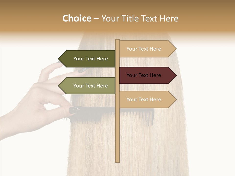 Background Long Hair PowerPoint Template