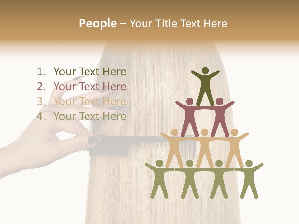 Background Long Hair PowerPoint Template