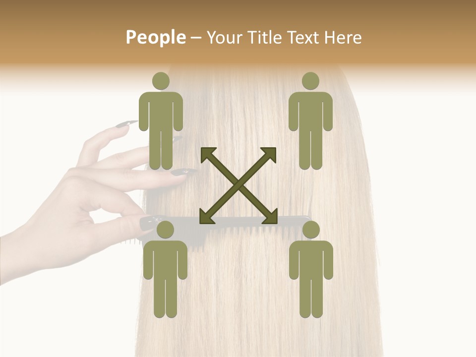 Background Long Hair PowerPoint Template