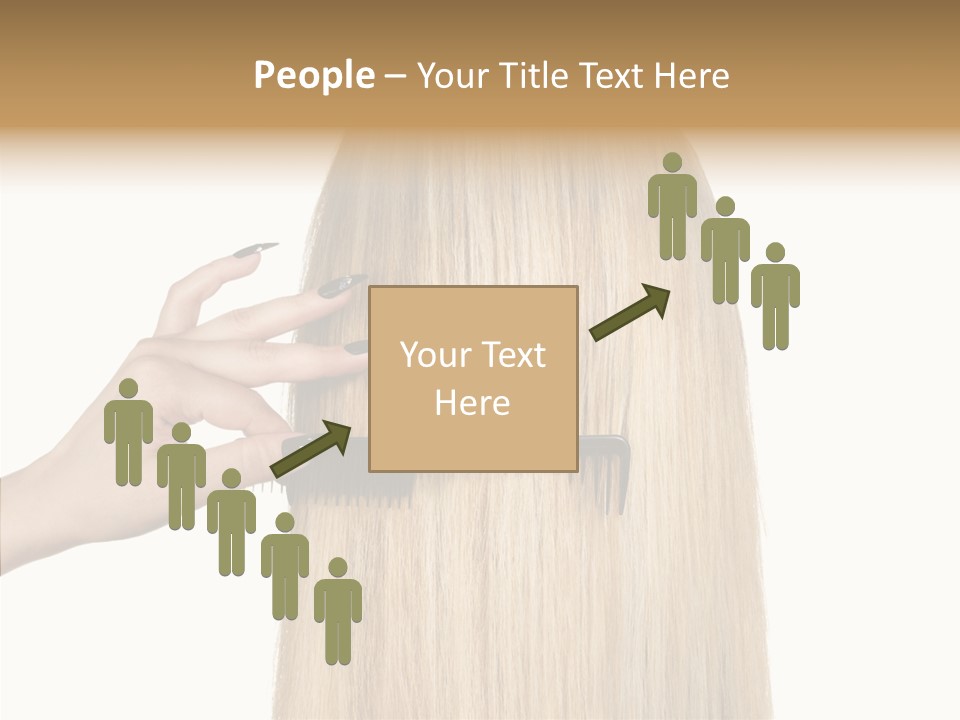 Background Long Hair PowerPoint Template