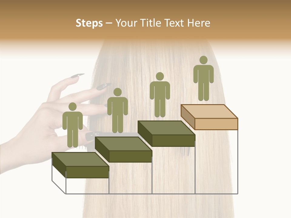 Background Long Hair PowerPoint Template