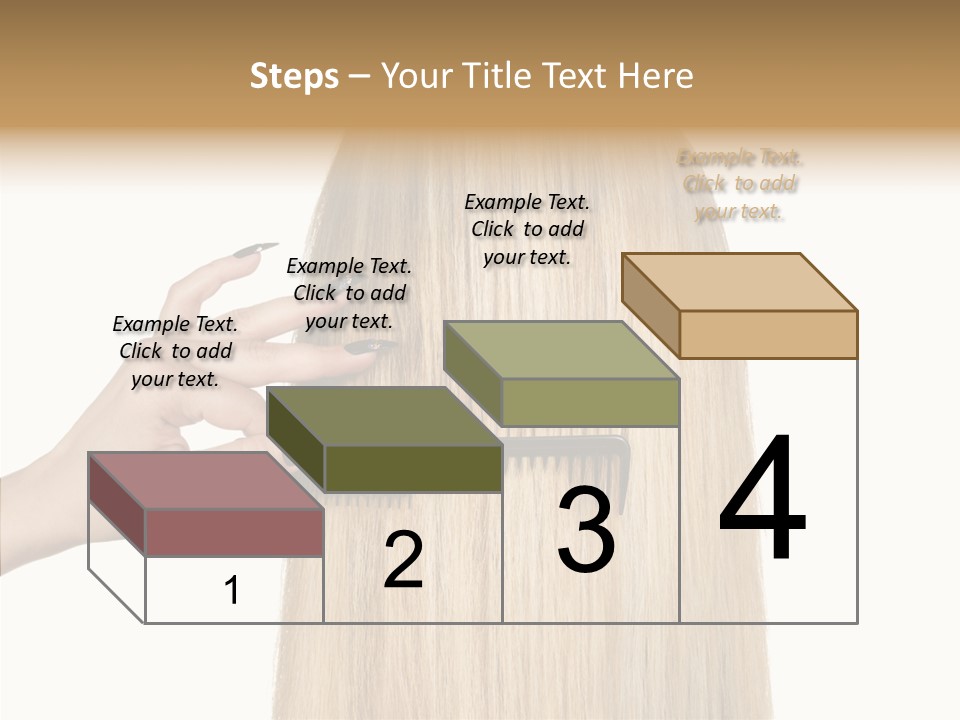 Background Long Hair PowerPoint Template