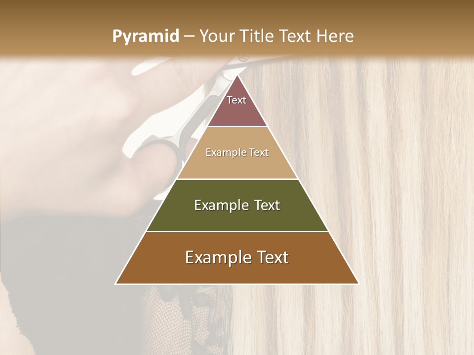 White Blonde Blond PowerPoint Template