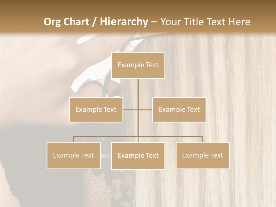 White Blonde Blond PowerPoint Template