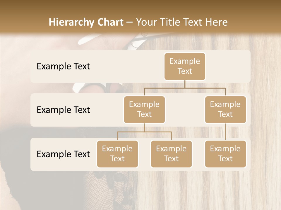 White Blonde Blond PowerPoint Template
