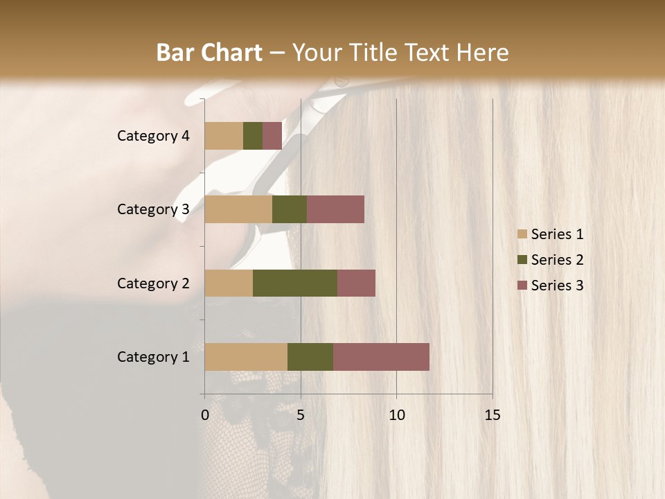 White Blonde Blond PowerPoint Template