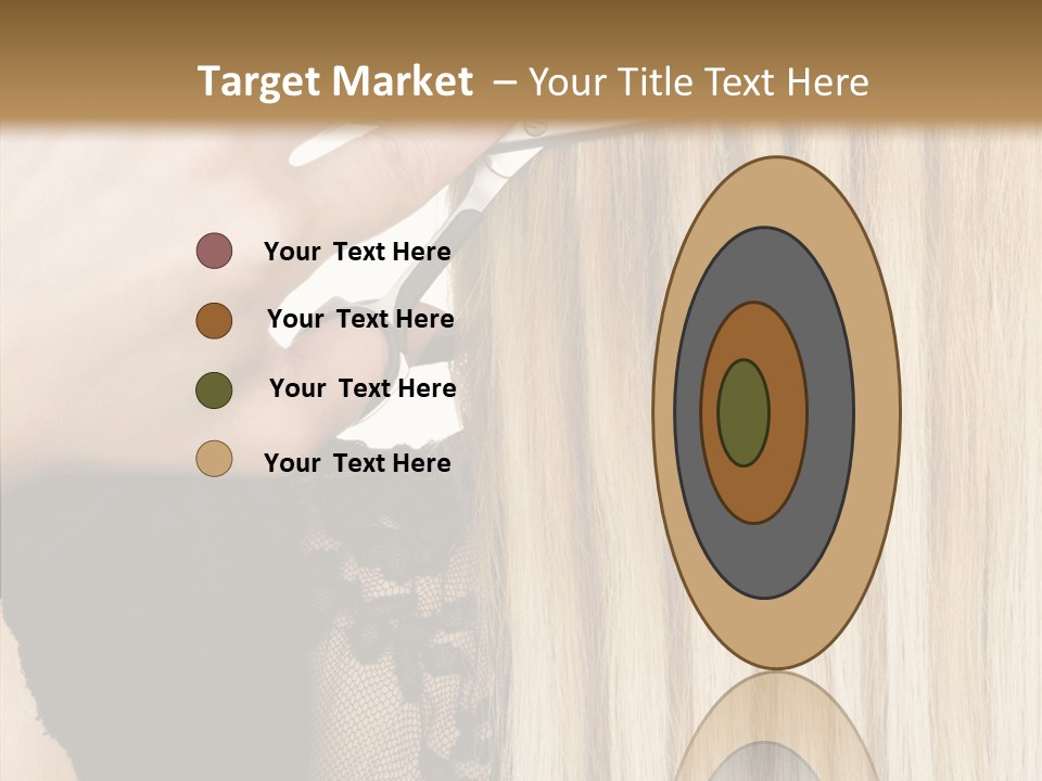 White Blonde Blond PowerPoint Template