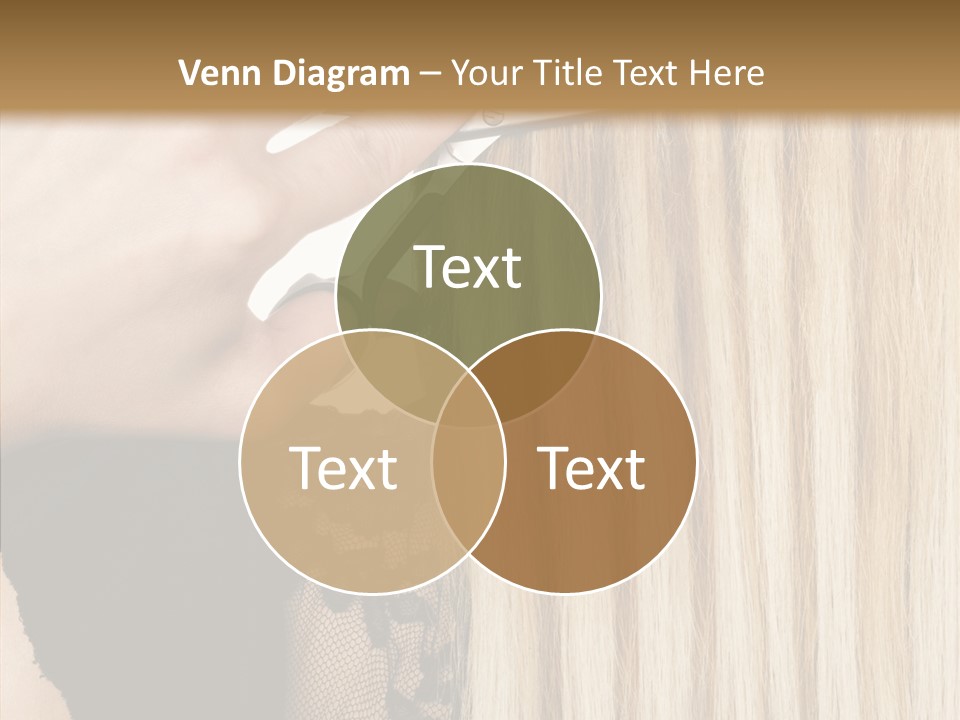 White Blonde Blond PowerPoint Template