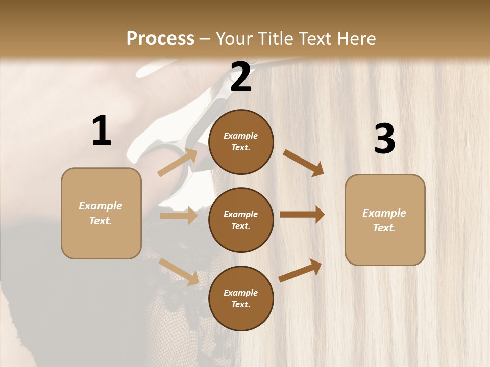 White Blonde Blond PowerPoint Template