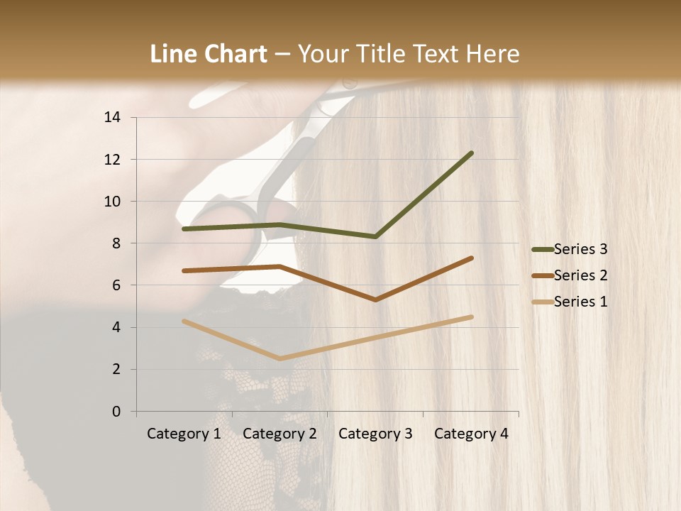 White Blonde Blond PowerPoint Template