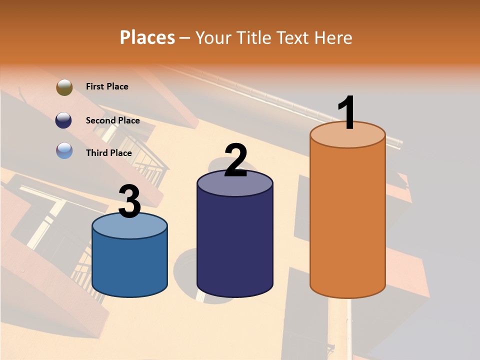 Color Block Blue PowerPoint Template