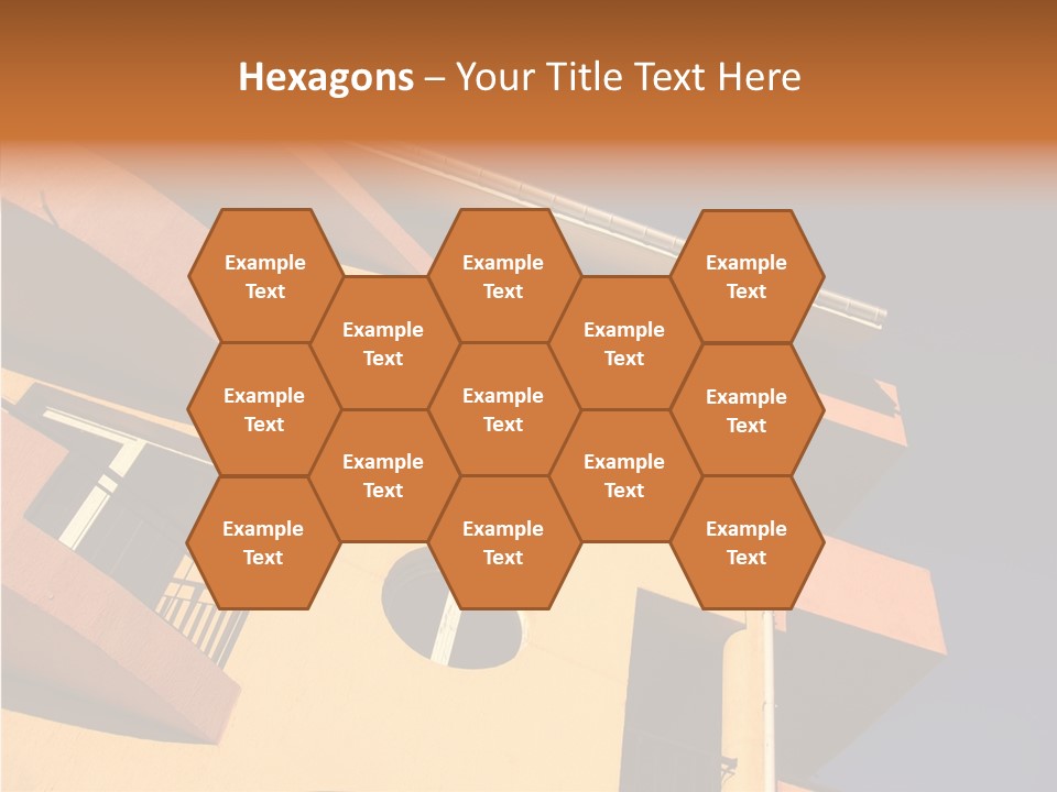 Color Block Blue PowerPoint Template