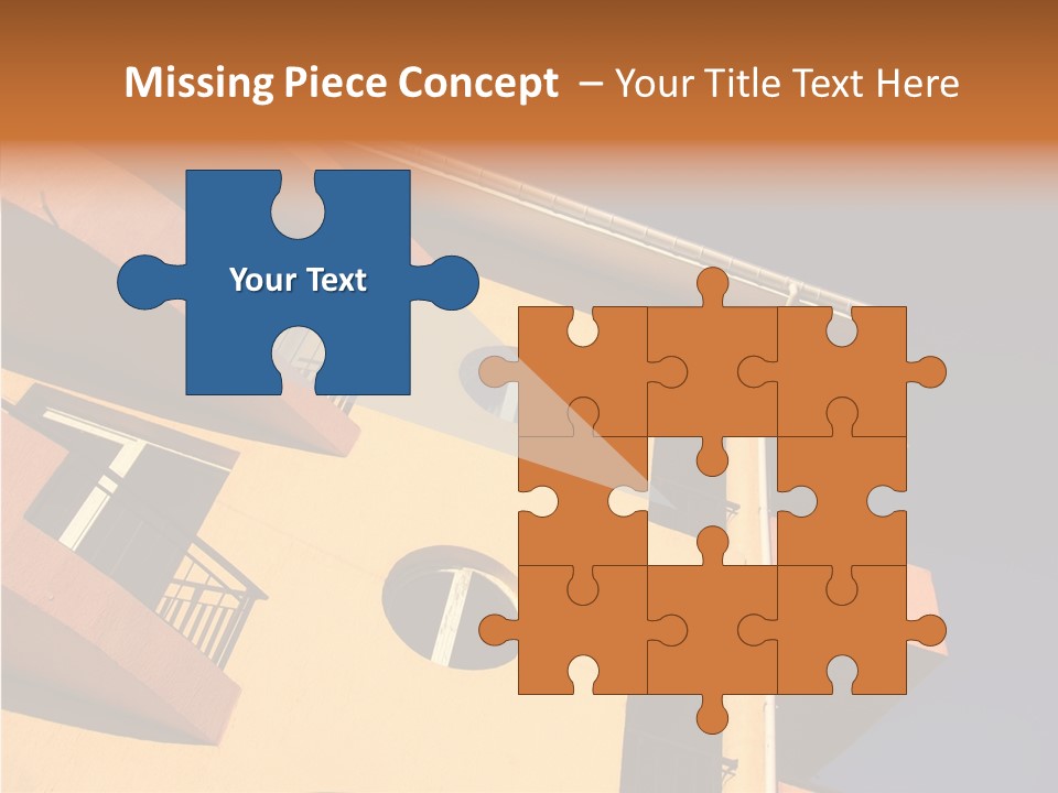 Color Block Blue PowerPoint Template