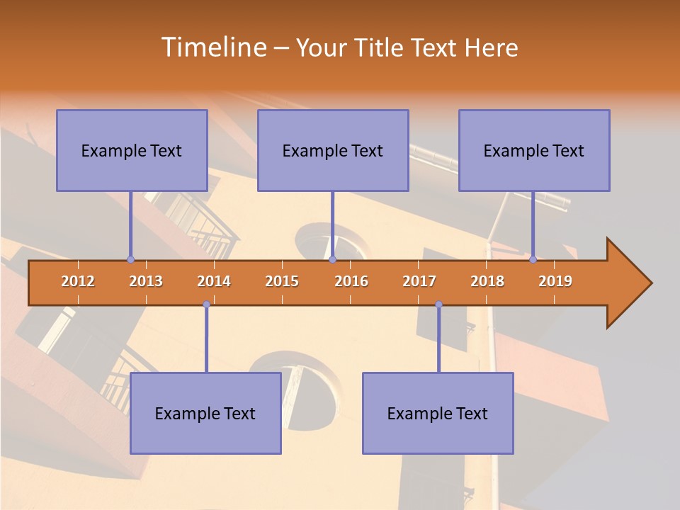 Color Block Blue PowerPoint Template