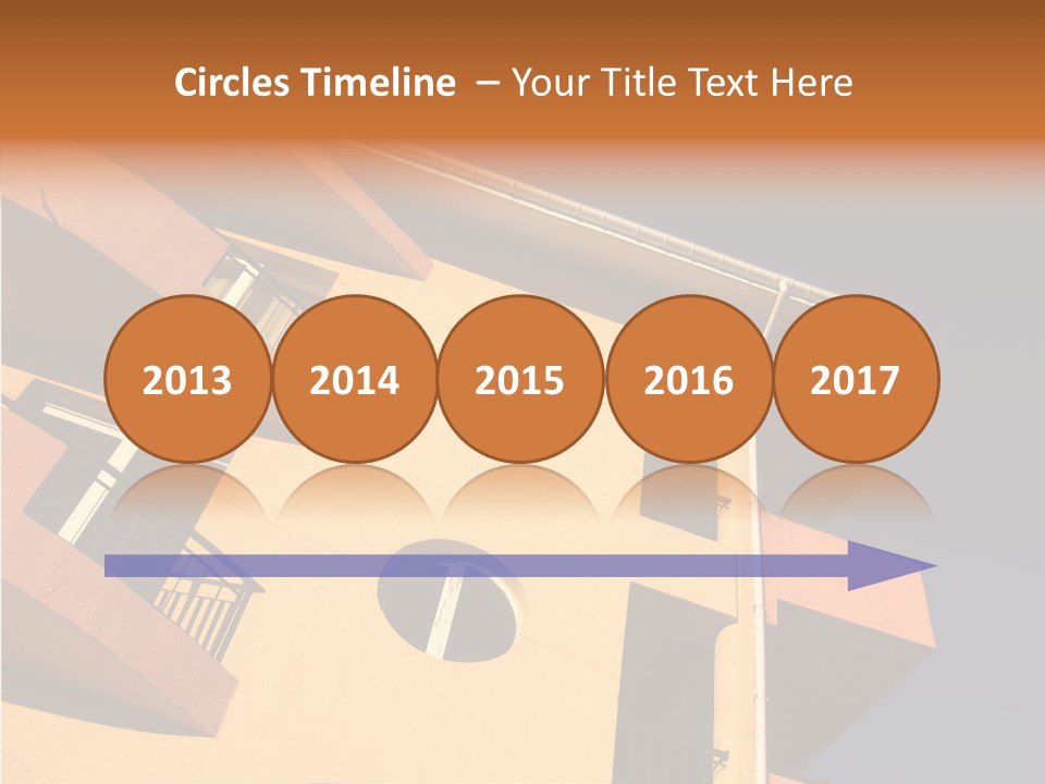 Color Block Blue PowerPoint Template