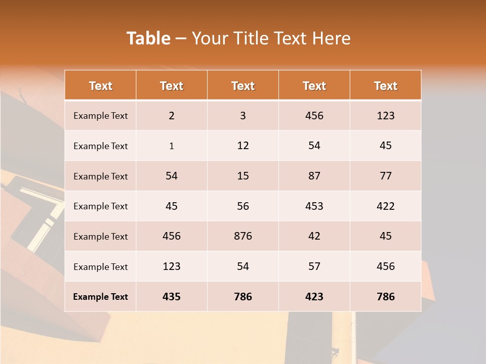 Color Block Blue PowerPoint Template
