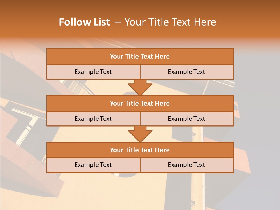 Color Block Blue PowerPoint Template