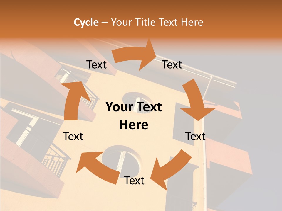 Color Block Blue PowerPoint Template