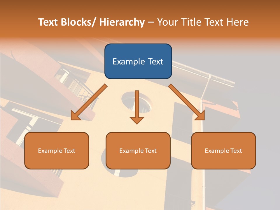 Color Block Blue PowerPoint Template