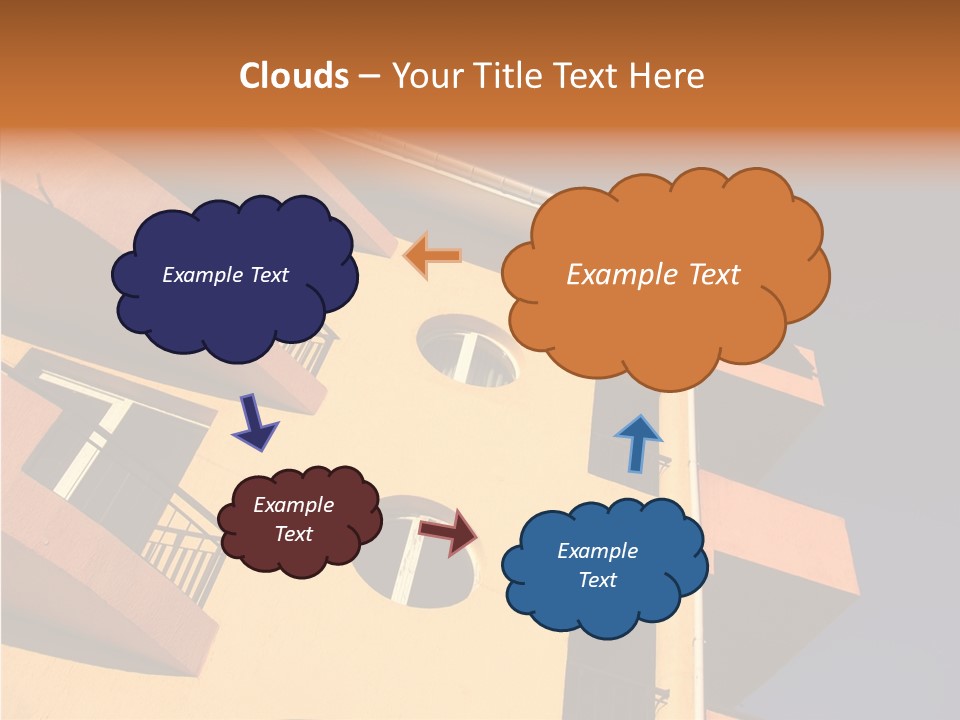 Color Block Blue PowerPoint Template