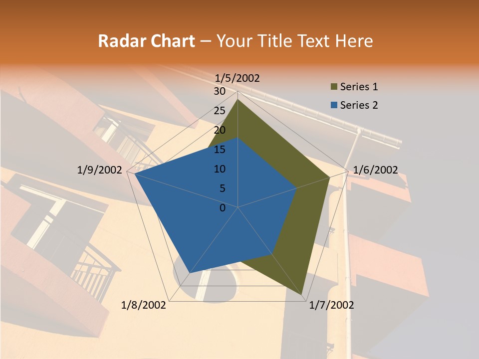 Color Block Blue PowerPoint Template