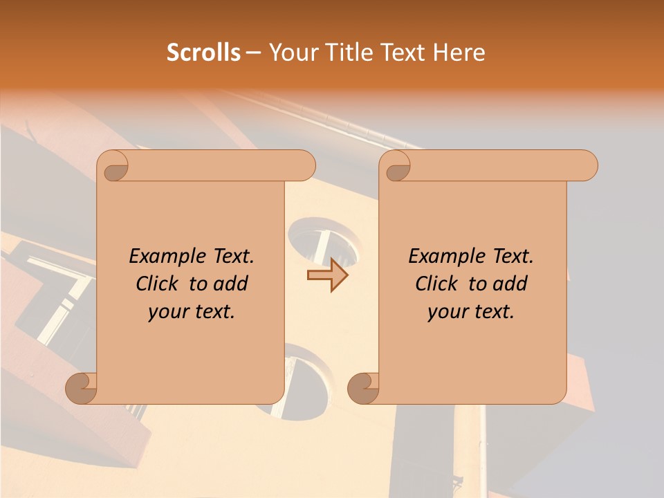 Color Block Blue PowerPoint Template