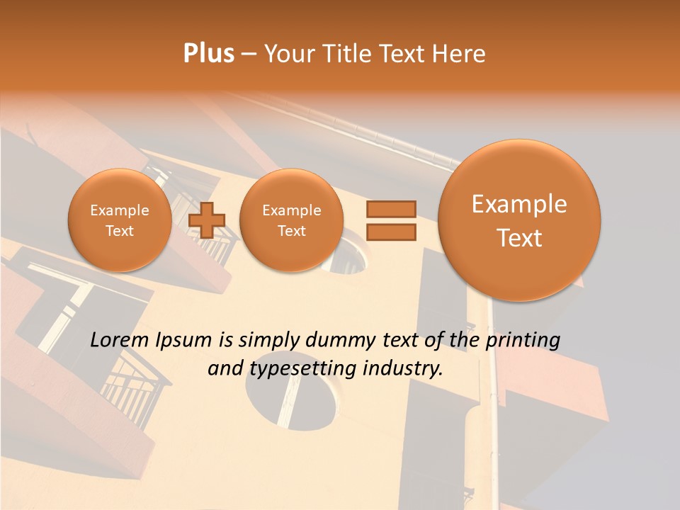 Color Block Blue PowerPoint Template